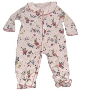 Mudpie Floral newborn One Piece up to 9 lbs size newborn